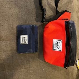 HERSCHEL FANNY PACK AND WALLET